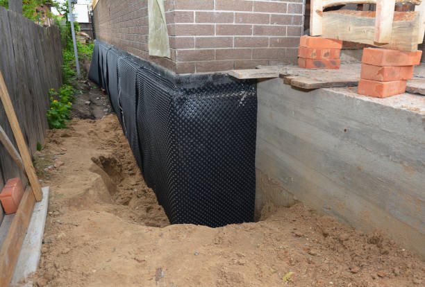 Happy homeowners after waterproofing job in Saint Paul Park